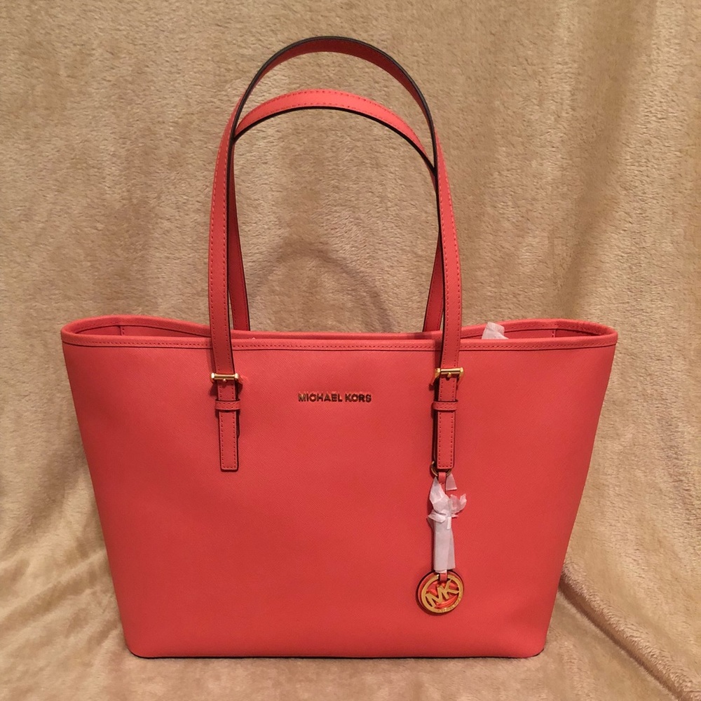 Michael Kors Pinkgrapefruit Mult. Funt Tote
